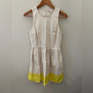 GAP Dress in White and Yellow